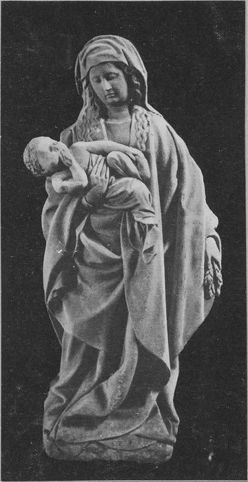 statue : Vierge à l'Enfant, vue générale