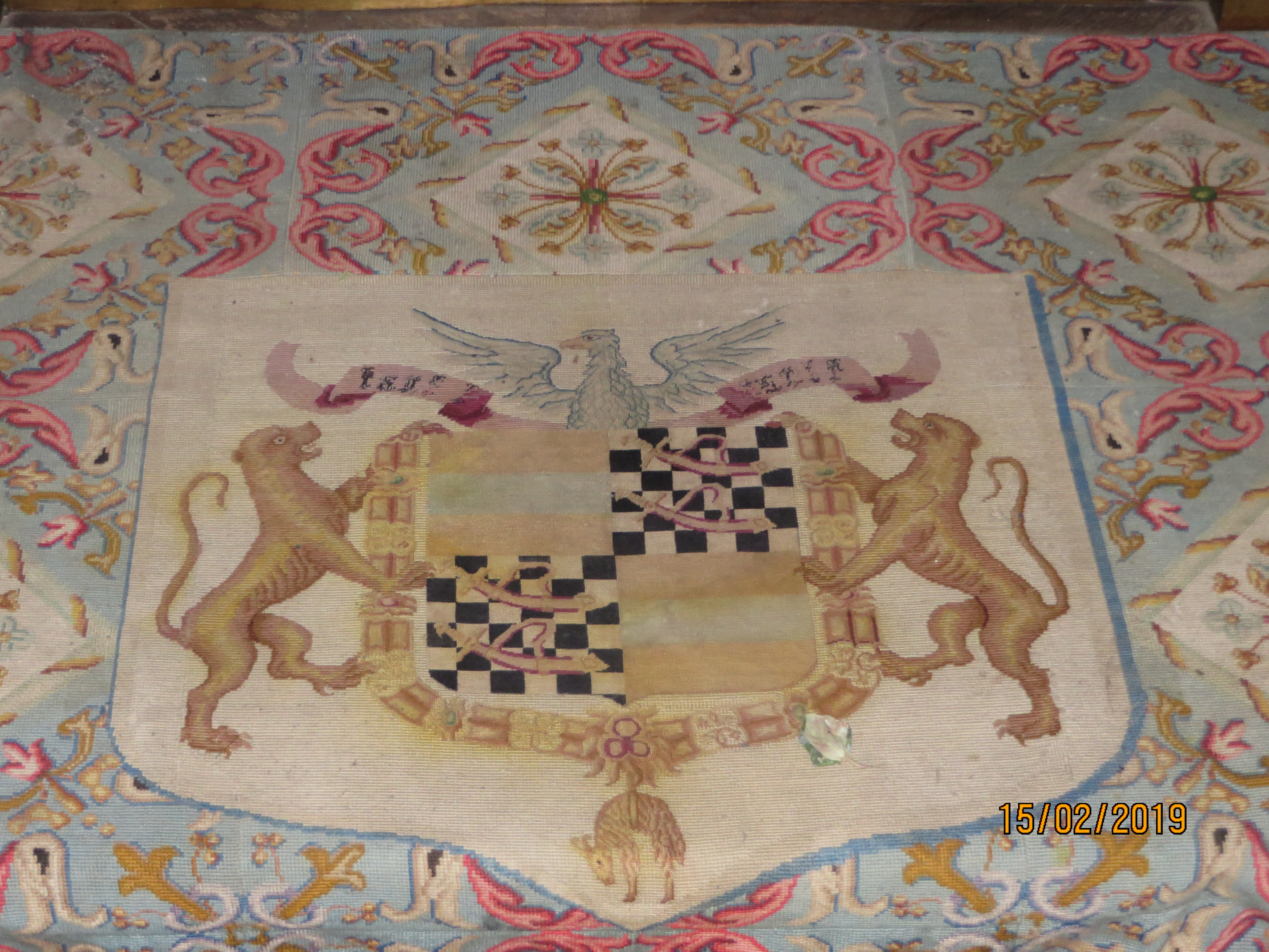 tapis aux armes de Philippe Pot, détail - © Ministère de la Culture (France), Conservation des antiquités et des objets d’art de Côte-d’Or, diffusion GrandPalaisRmn Photo