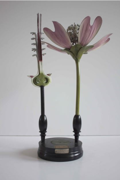 modèle de fleur articulé Brendel : mauve