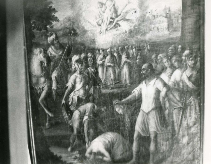 tableau : décapitation de sainte Reine