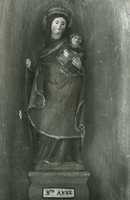 statue : Vierge à l'Enfant dite Sainte Anne