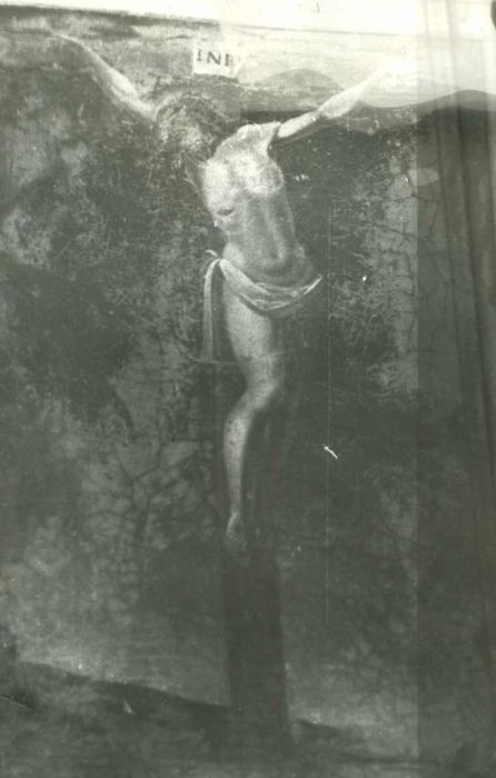 vantail (panneau peint) : Crucifixion - © Ministère de la Culture (France), Médiathèque du patrimoine et de la photographie, diffusion RMN-GP