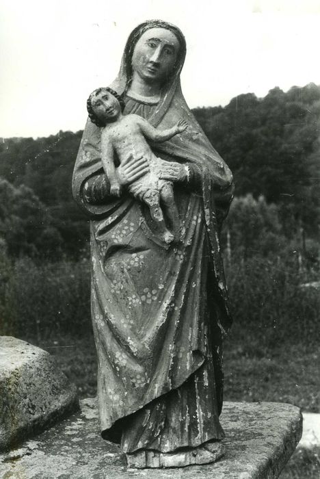 statue : Vierge à l'Enfant dite Notre-Dame de Vellerot