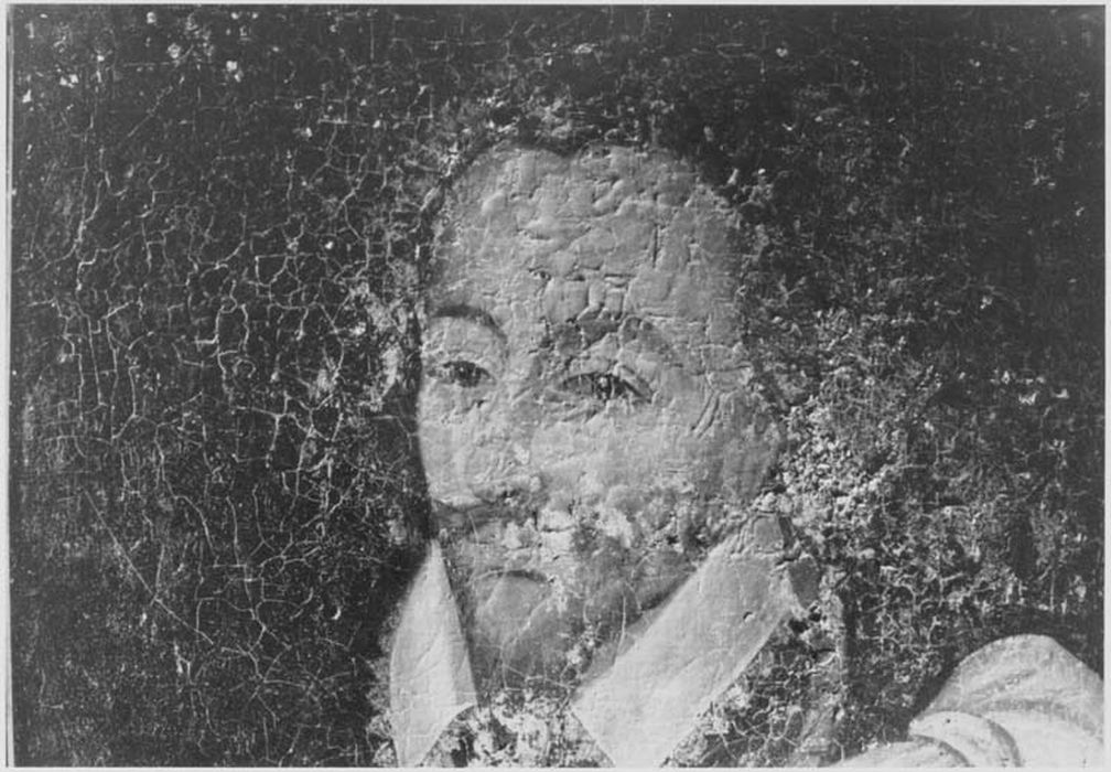 tableau : Louis de Bourbon, détail du visage