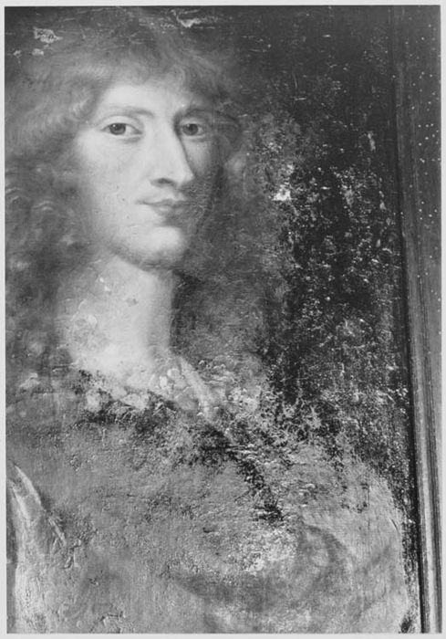 tableau : Louis-Gaston de Nogaret, détail du visage