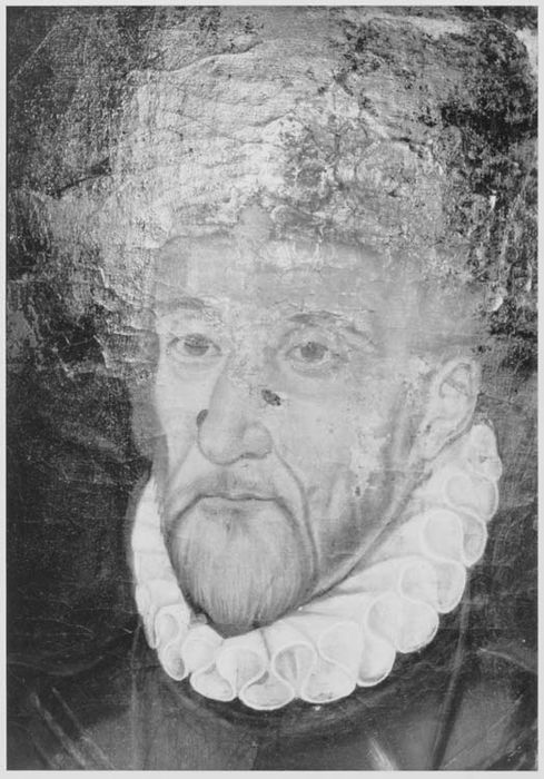 tableau : Blaise de Monluc, détail du visage