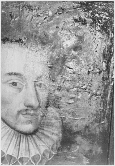 tableau : Louis de Clermont, détail du visage