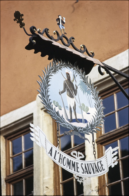 Enseigne « À l’homme sauvage »