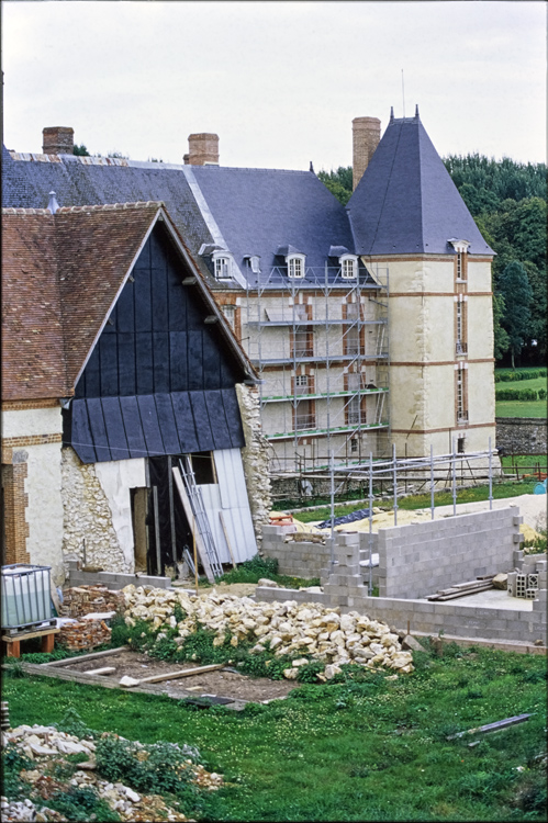 Façade en rénovation