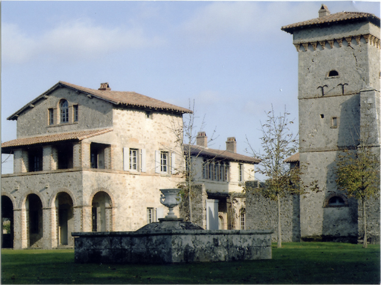 Maison du jardinier : vue partielle de la façade