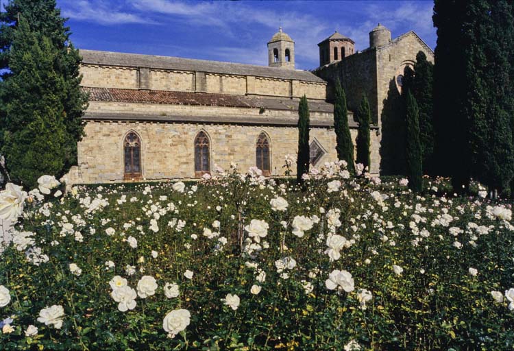 Église, façade sud ; Jardin