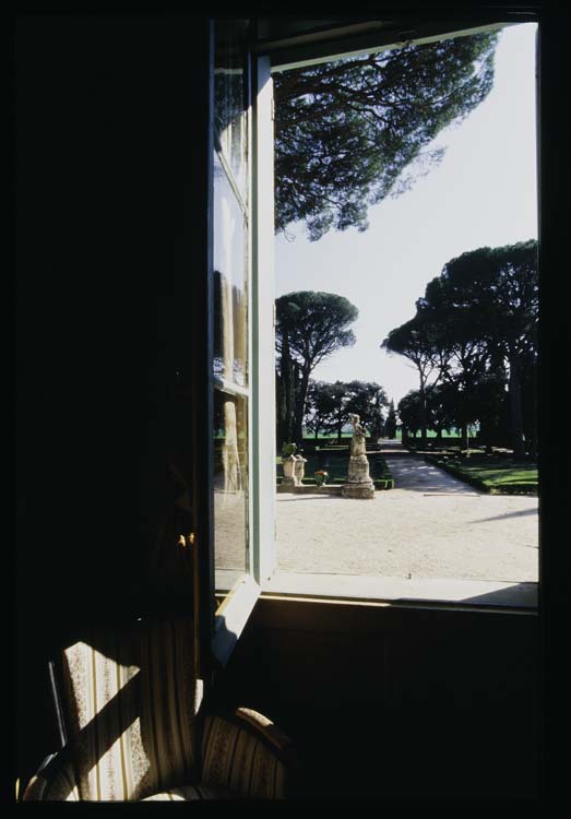 Terrasse vue de l'intérieur