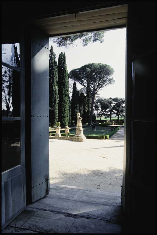 Terrasse vue de l'intérieur