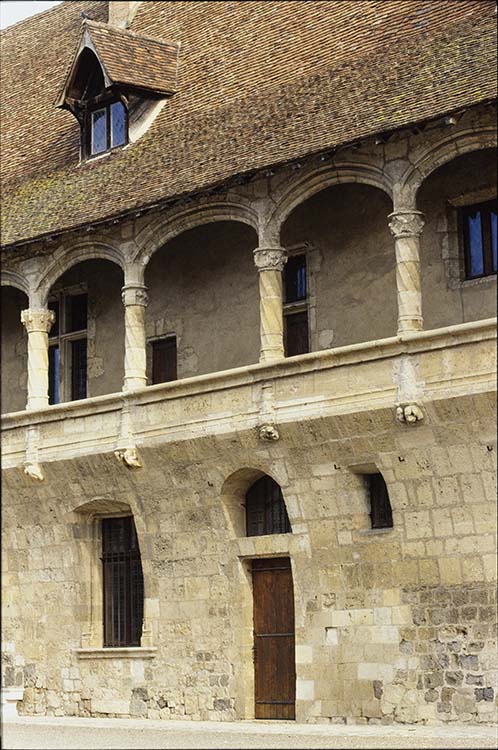 Façade sud : loggia