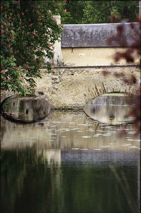 Façade est ; Douves ; Pont