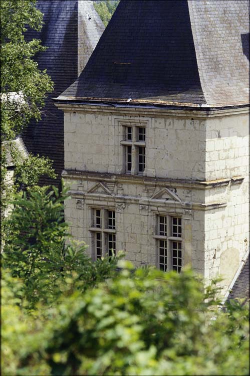 Façade nord : pavillon central