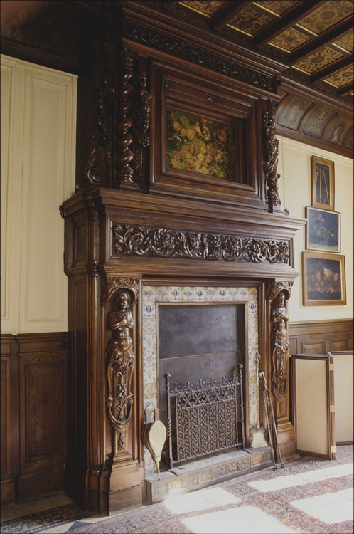 Intérieur : cheminée