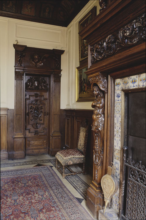 Intérieur : cheminée