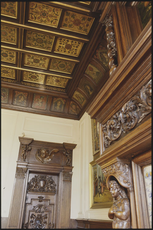 Intérieur : cheminée