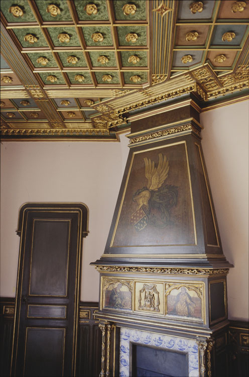 Intérieur : cheminée