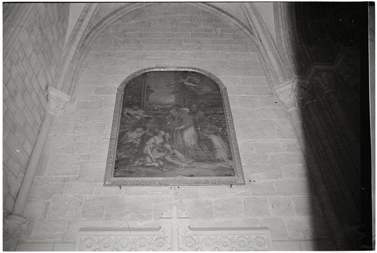 Tableau : 'Saint Charles Borromée donnant la communion aux pestiférés'