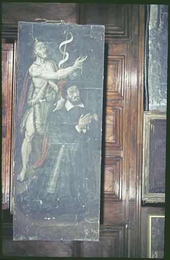 Tableau :  un donateur en prière et saint Jean-Baptiste - © Ministère de la Culture (France), Médiathèque du patrimoine et de la photographie, diffusion RMN-GP