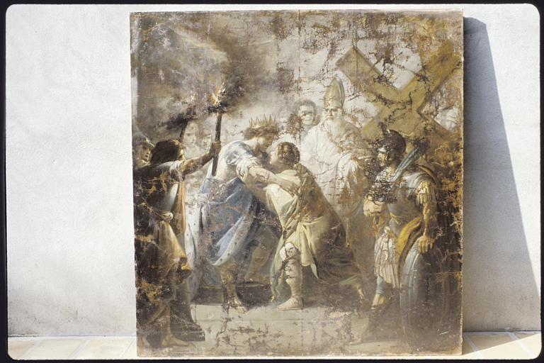 Tableau :  'La paix entre Héraclius et Siroës' ; 1778