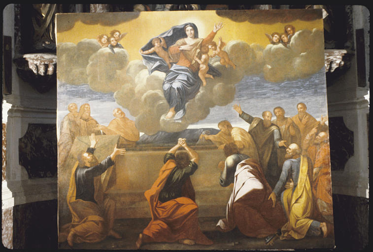 Tableau : 'L'Assomption de la Vierge' ; après restauration - © Ministère de la Culture (France), Médiathèque du patrimoine et de la photographie, diffusion RMN-GP
