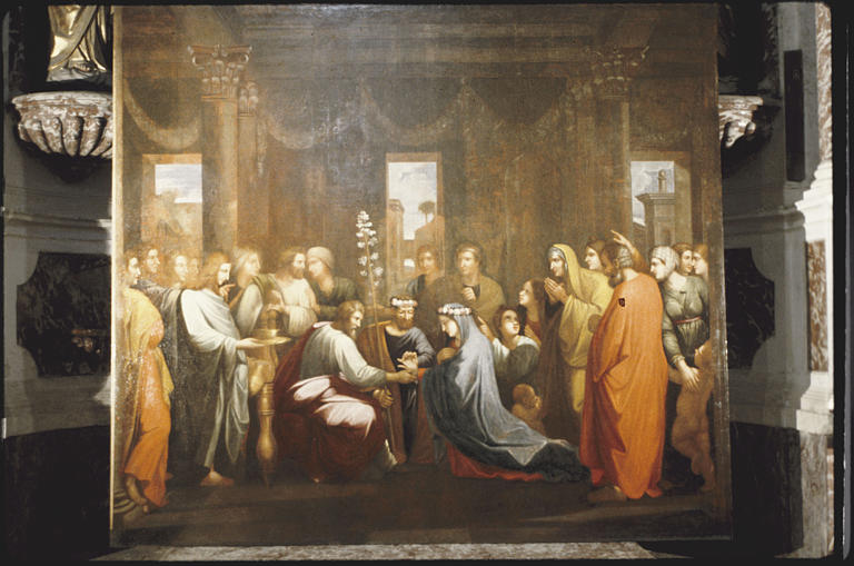 Tableau : 'Le mariage de la Vierge' ; après restauration - © Ministère de la Culture (France), Médiathèque du patrimoine et de la photographie, diffusion RMN-GP