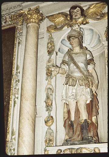 Choeur ; retable, statue : 'Saint Symphorien'