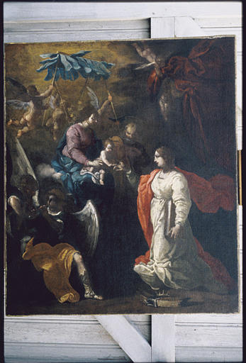 Tableau : 'Le mariage mystique de sainte Catherine' ; après restauration - © Ministère de la Culture (France), Médiathèque du patrimoine et de la photographie, diffusion RMN-GP