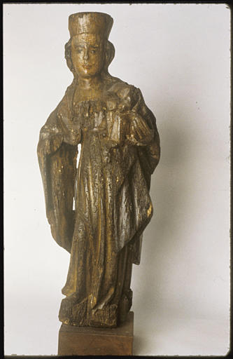 Groupe sculpté : 'Vierge à l'Enfant', bois (face) - © Ministère de la Culture (France), Médiathèque du patrimoine et de la photographie, diffusion RMN-GP