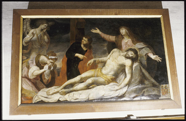 Tableau : 'Déploration du Christ', la Vierge, Marie-Madeleine, saint Jean et un ange - © Ministère de la Culture (France), Médiathèque du patrimoine et de la photographie, diffusion RMN-GP