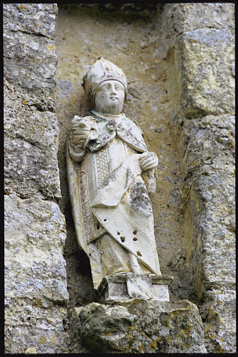 Statue : 'Saint Martin évêque', pierre - © Ministère de la Culture (France), Médiathèque du patrimoine et de la photographie, diffusion RMN-GP