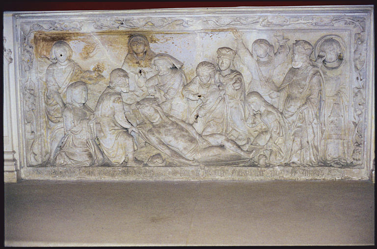 Bas-relief : 'La mise au tombeau', pierre ; 1513 - © Ministère de la Culture (France), Médiathèque du patrimoine et de la photographie, diffusion RMN-GP