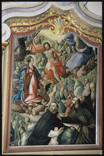 Tableau : 'Le Christ parmi les Elus'