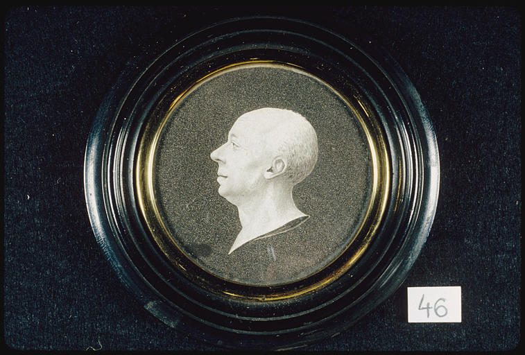 Miniature : 'Profil de Diderot' (?), plume sur papier