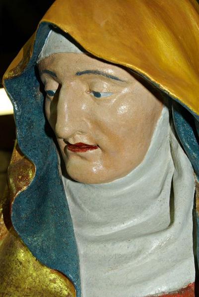 statue : sainte Anne, détail