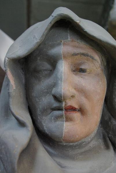 statue : sainte Anne, détail