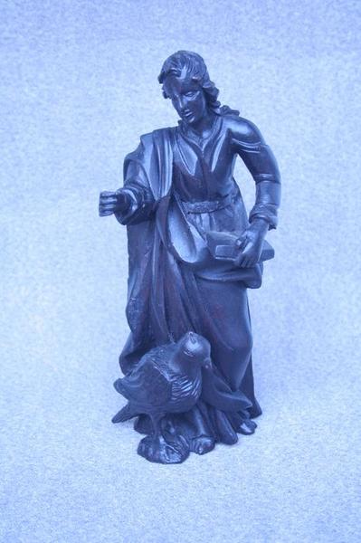 devant d'autel, statuette de saint Jean, vue générale