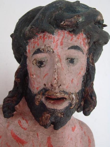 statue : Christ aux liens, détail