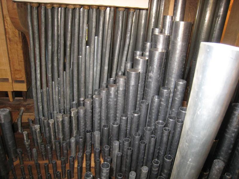 orgue de tribune, partie instrumentale, détail