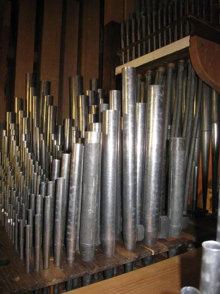 orgue de tribune, partie instrumentale, détail