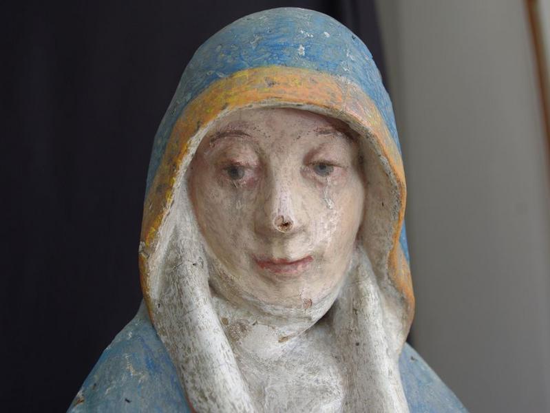 groupe sculpté : Vierge de Pitié, détail - © Ministère de la Culture (France), Médiathèque du patrimoine et de la photographie, tous droits réservés