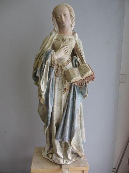 statue : sainte Agathe, vue générale