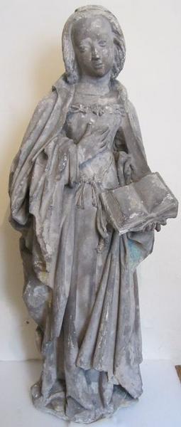 statue : sainte Agathe, vue générale