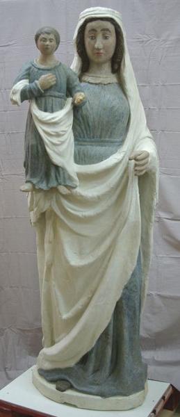 Statue : Vierge à l'enfant