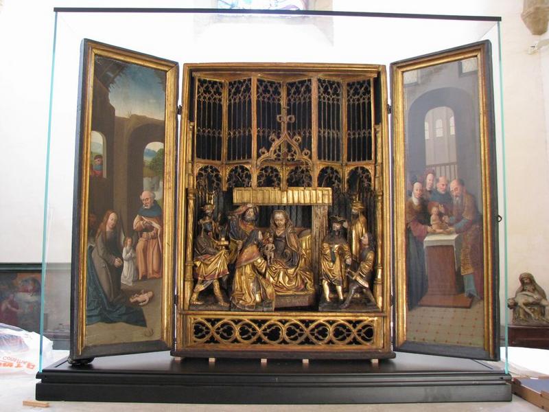 bas-relief (triptyque) : l'Adoration des Mages, vue générale - © Ministère de la Culture (France), Médiathèque du patrimoine et de la photographie, tous droits réservés