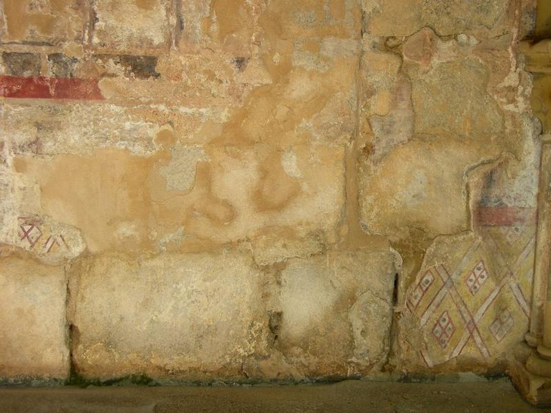 peintures monumentales, mur nord, La Cène, détail