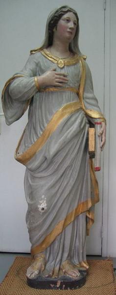 statue : sainte Thérèse, vue générale